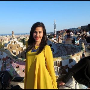 ZARA Woman Mustard Dress